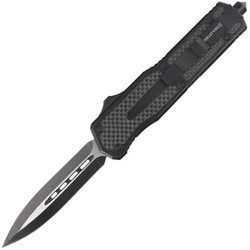 Dulotec OTF Knife Aluminium / Carbon Fiber, Two-Tone Finish 3Cr13MoV (K184A)