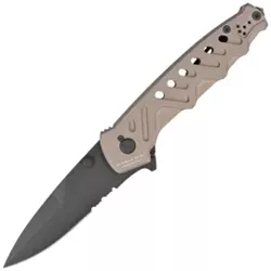 Extrema Ratio Caimano Nero N.A. Tactical Mud Aluminium, Black N690 Knife (04.1000.0166/BLK/TM)