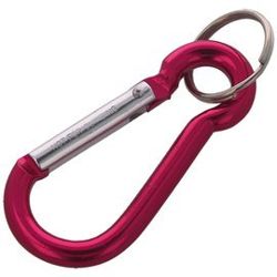 FOX 7 Aluminium Spring Clip Hook Carabiner, Purple