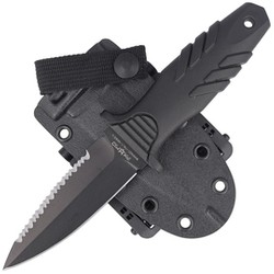 Fox Tactical Elementum Dagger PP+TPE Black, Black Blade (FX-647 S)