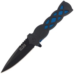 Herbertz CJH Black/Blue ABS Knife, Black Blade 420 (44008)