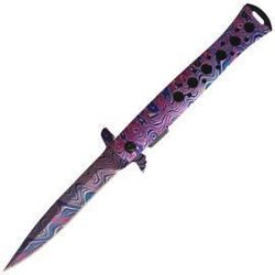 Herbertz CJH Italian Stiletto Colorful Steel Knife, Colorful 420 (584713 - 10000360)