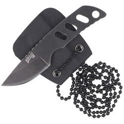 Herbertz CJH Neck Knife, Stonewashed 420 (55040)