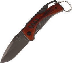 Herbertz Solingen Cocobolo Wood, Titanium Coated knife (582909)