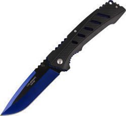 Herbertz Solingen Hit Blue Drop Point 95mm Knife (577512)