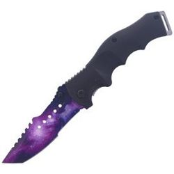 Herbertz Solingen Knife Hit 3D Galaxy Print, Colorful (590712)