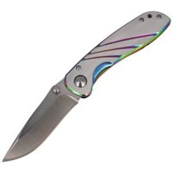 Knife Herbertz Solingen Rainbow Recurve Folder (200011)