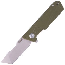 Kubey Knife Avenger Outdoor Green G10, Bead Blasted D2 (KU104B)