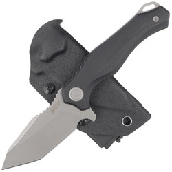 Kubey Knife Golf Black G10, Stonewashed AUS-10 (KU230E)