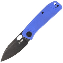 Kubey Knife Hyde, Blue G10, Dark Stonewashed 14C28N by Colin Maisonpierre (KU2104E)