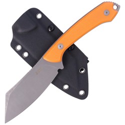 Kubey Knife Perses, Orange G10, Bead Blasted D2 (KU302A)