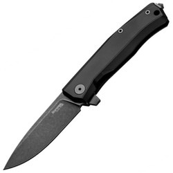 LionSteel Myto Black Aluminium, PVD / Stone Washed M390 by Molletta (MT01A BB)