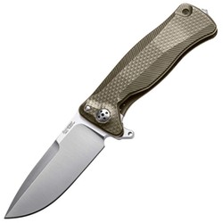 LionSteel SR11 Bronze Titanium, Satin Sleipner by Molletta Knife (SR11 B)