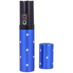 Lipstick Paralyseur 2 million volt stun gun with flashlight, Blue (1202-BL)