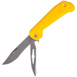 MAC Marine B91/5 Yellow PP Sailor Knife, Mirror W 1.4028 (MC B915.Y)