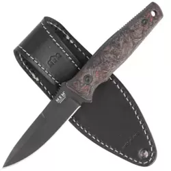 MKM TPF Defense Dark Matter Red Carbon Fiber, Dark Stonewashed MagnaCut by Bob Terzuola (MK-TPFD-CFDRD)