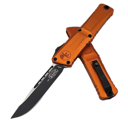 Microtech Combat Troodon S/E Gen III OTF Knife Orange Aluminum, Black M390MK by Tony Marfione (1143-1OR)