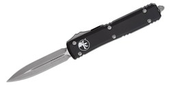 Microtech Ultratech D/E Black Aluminum, Apocalyptic M390 by Tony Marfione (122-10AP)