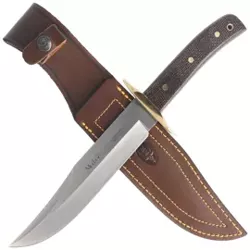 Muela BW-Classic-19M Brown Jute Micarta Knife, Satin X50CrMoV15