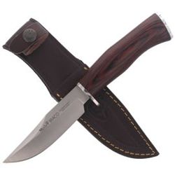 Muela Braco-11R PakkaWood Knife, Satin X50CrMoV15