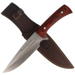 Muela Jabali-17E Coral Pakkawood Knife, Satin X50CrMoV15