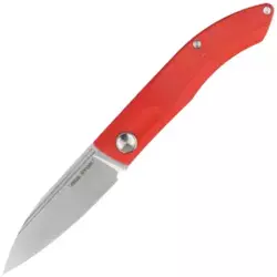 Real Steel Stella Red G10, Satin VG-10 by Poltergeist Works (7058)