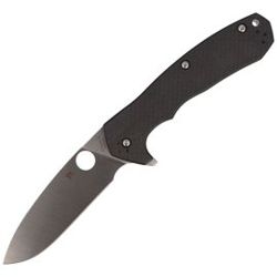 Spyderco Amalgam Carbon Fiber / G-10 PlainEdge Knife (C234CFP)