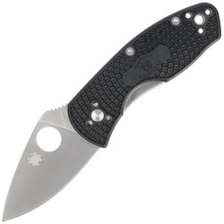 Spyderco Ambitious Black FRN, Plain 8Cr13MoV (C148PBK)