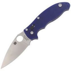 Spyderco Manix 2 G-10 Dark Blue CPM S110V Knife (C101GPDBL2)