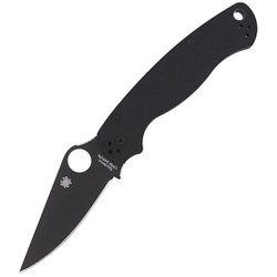 Spyderco Para Military 2 G-10 Black / Black Blade Knife (C81GPBK2)