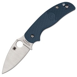 Spyderco Sage 5 Cobalt Blue FRN Knife, Satin CPM SPY27 by Sal Glesser (C123PCBL)