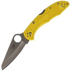 Spyderco Salt 2 FRN Yellow Plain (C88PYL2)