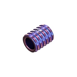 Titanium Paracord WE Knife Bead, Purple (A-02B)