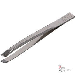 Tweezers oblique YES Solingen 80mm Nickel plated (96103)