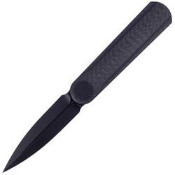 WE Knife Eidolon Dagger Twill Carbon Fiber, Black Stonewashed by Justin Lundquist (WE19074B-C)