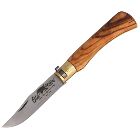 Antonini Old Bear Classical M Olive Wood, Satin AISI 420 (9307/19_LU)