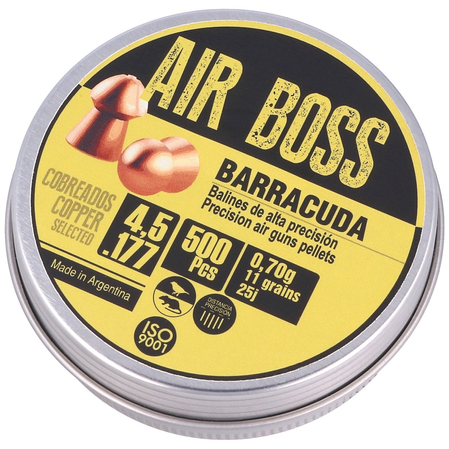 Apolo Air Boss Barracuda Copper .177 / 4.5 mm AirGun Pellets 500 psc 070.g/ 11.0gr (30002)