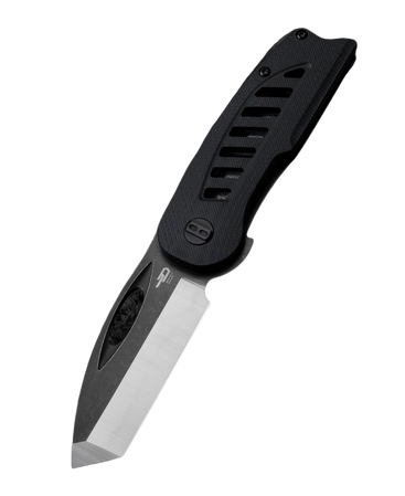 Bestech Explorer Knife Black G10, Satin/Black D2 (BG37A)