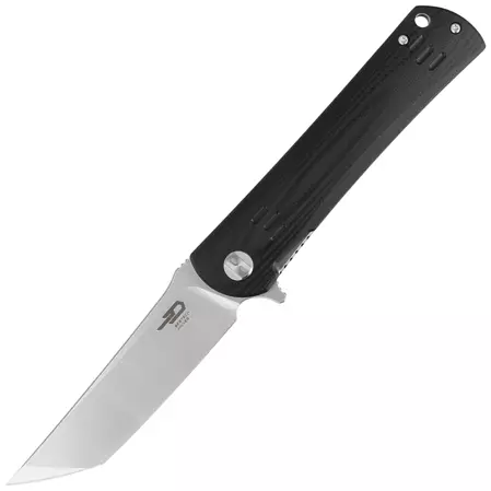 Bestech Knife Kendo Black G10, Stonewashed / Satin D2 (BG06A-1)