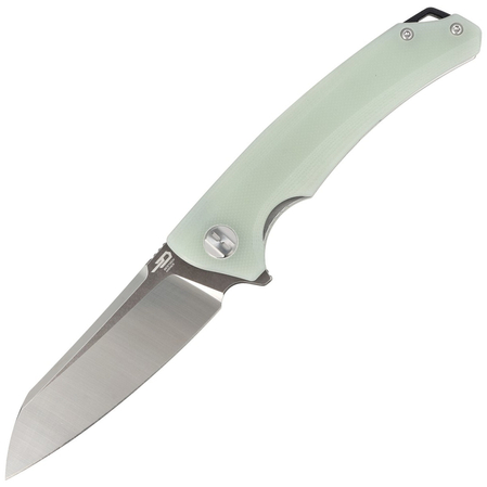 Bestech Knife Texel Transparent G10, Grey Titanized / Satin D2 (BG21B-2)