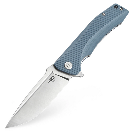 Bestech Mako Grey G10, Stonewashed/Satin K110 (BG27C)