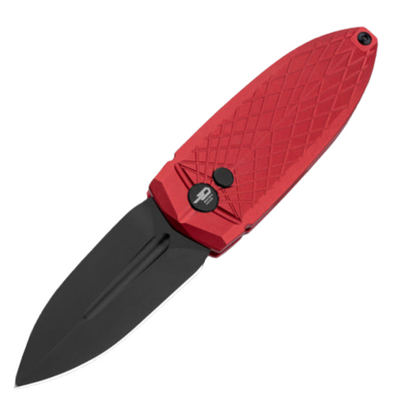 Bestech QUQU Red Aluminum, Black DLC 14C28N by Gogo Knife (BG57B-4)