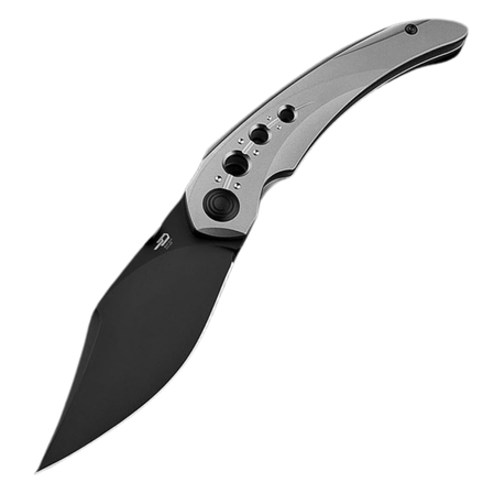 Bestech Razon Knife White Titanium, Black PVD MagnaCut by Kombou (BT2406C)