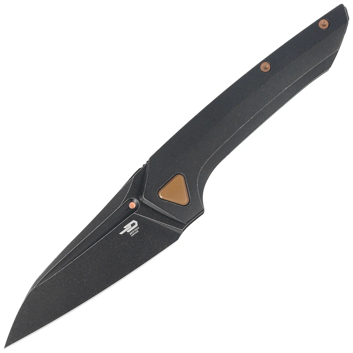 Bestech VK-Navi Knife Black Titanium, Black Stonewashed MagnaCut by Vulpex Knives (BT2404E)