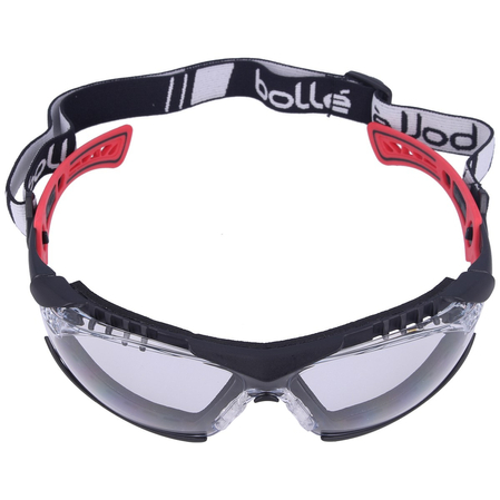 Bolle Safety Rush+ Assembled Clear Platinium Tactical Glasses (RUSHPFSPSI)