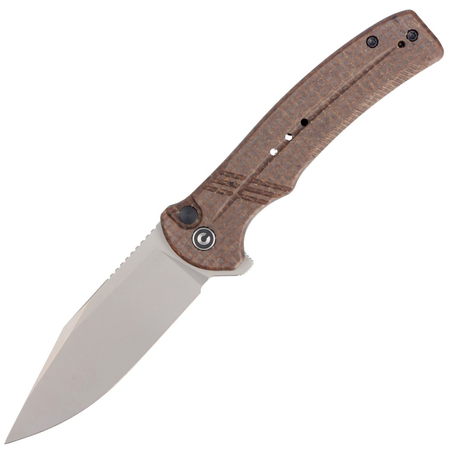 CIVIVI Cogent Brown Micarta, Bead Blasted (C20038D-6)