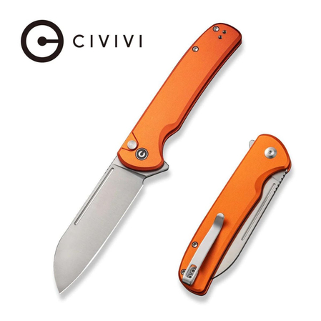 Civivi Knife Chevalier II Orange Aluminium, Satin 14C28N (C20022B-2)