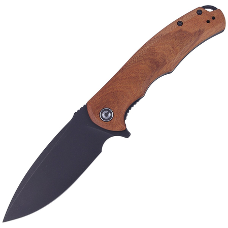 Civivi Knife Praxis Cuibourtia Wood, Black Stonewashed 9Cr18MoV (C803H)