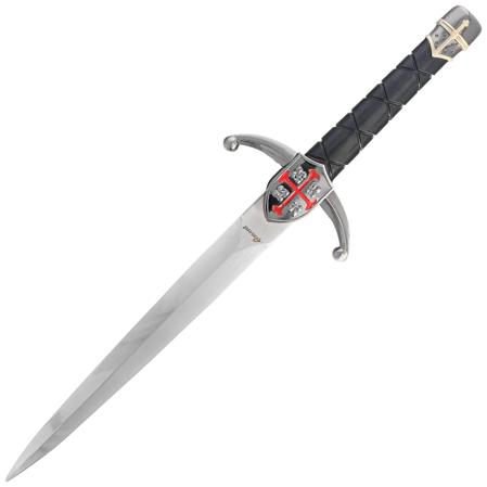 Decor Habitat Templar Dagger, Black ABS, Satin (16759-1)