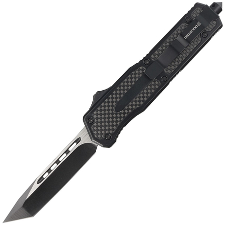 Dulotec OTF Knife Aluminium / Carbon Fiber, Two-Tone Finish 3Cr13MoV (K183A)